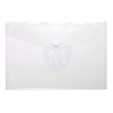Foolscap Stud Wallets Clear (Stationery Essential)